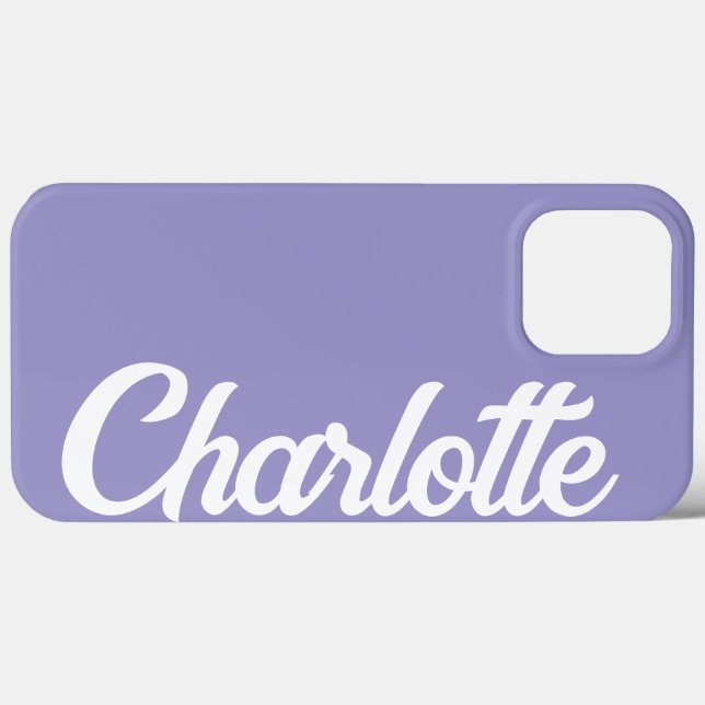 Custom Name Simple Modern Minimal Merry Christmas  Case-Mate iPhone Case (Back (Horizontal))