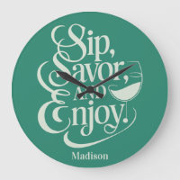 Custom Name Sip, Savour, Enjoy Wine