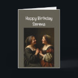 Custom Name Sister Birthday Love Card<br><div class="desc">Custom Name Sister Birthday Love  a sister more precious than gold</div>