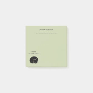 Custom Name Sleeping Cat It’s OK To Be Introvert Post-it Notes