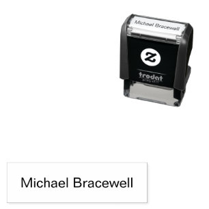 Custom Name Small Self-Inking Stamp for Easy Stamp