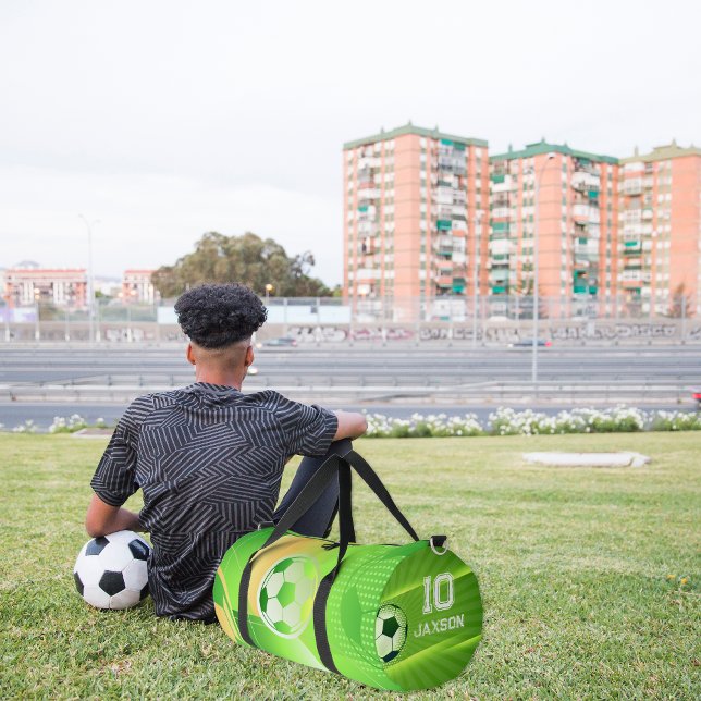 Custom Name Soccer Bag | Personalised Number (Creator Uploaded)