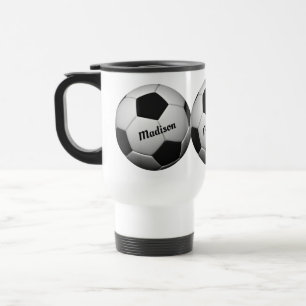 Custom name Soccer Ball mugs