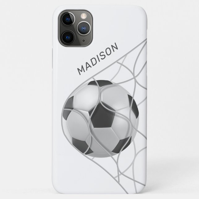 Custom name Soccer Goal phone cases (Back)