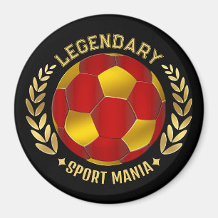 Custom Name Soccer Logo Magnet