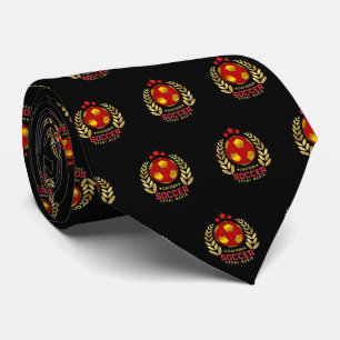 Custom Name Soccer Logo Tie
