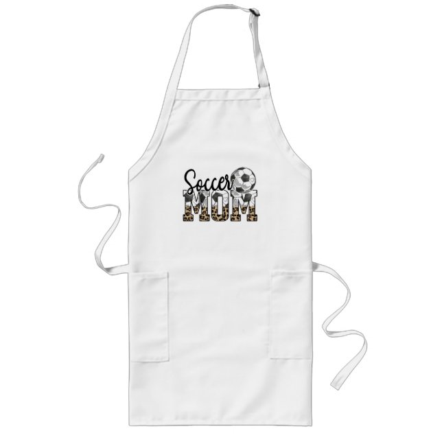 Custom Name Soccer Mom | Mother's Day Long Apron (Front)