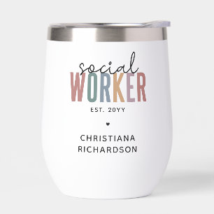 Custom Name Social Worker graduation Gifts