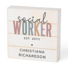Custom Name Social Worker graduation Gifts