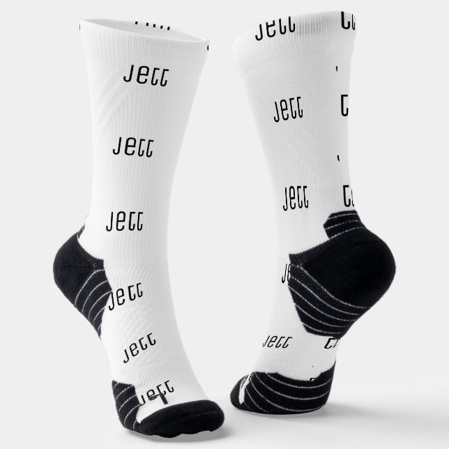 Custom Name  Socks (Angled)