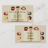Custom Name Speech Therapy Kids Cartoon