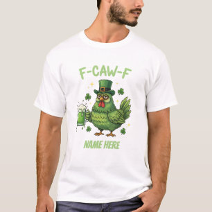 Custom Name St Patrick's Day Chicken Shirt Funny