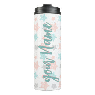 Custom Name Star Tumbler Cute Star Travel Mug