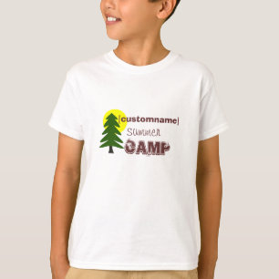 Custom name Summer Camp T-Shirt