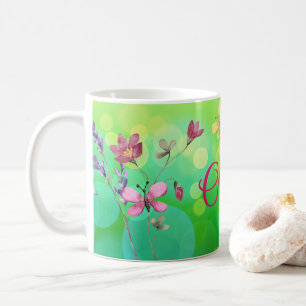 Custom name summer vibe coffee mug