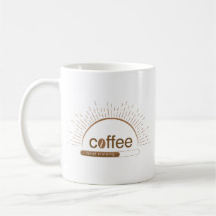Custom Name Sunrise Design   Good Morning Coffee Mug