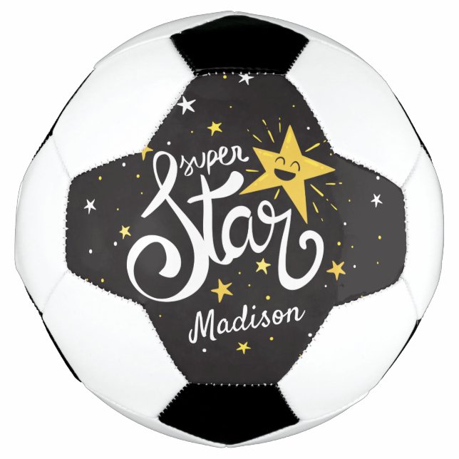 Custom name Superstar Football (Front)
