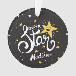 Custom name Superstar Ornament