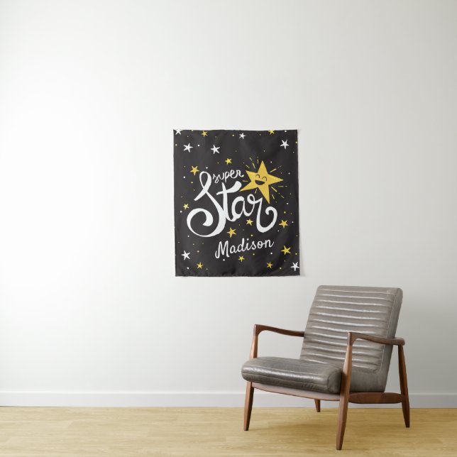 Custom name Superstar Tapestry (In Situ)