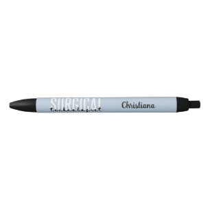 Custom Name Surgical Technologist Med Surg Tech Black Ink Pen