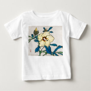 CUSTOM NAME T-SHIRT FOR BABY GIRL JAPANESE FLOWERS