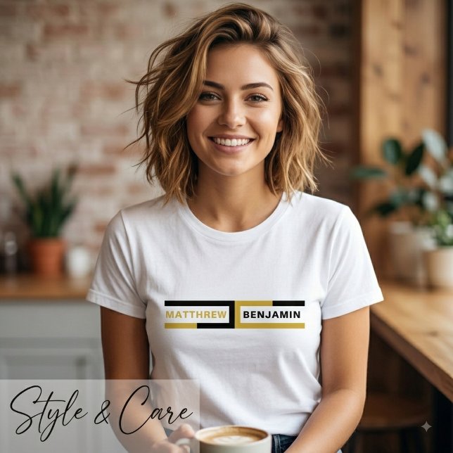 Custom Name T-Shirt with Elegant Formal Style (Custom Name T-Shirt with Elegant Formal Style)