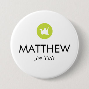 Custom Name Tag 7.5 Cm Round Badge