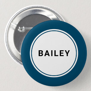 Custom Name Tag Badge Pin Button