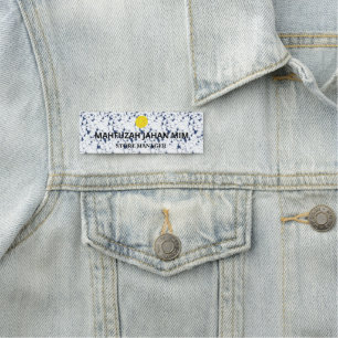 Custom Name Tags Labels, Metal & NFC Styles
