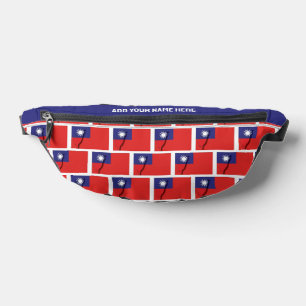 Custom Name TAIWANESE FLAG OF TAIWAN Fanny Pack
