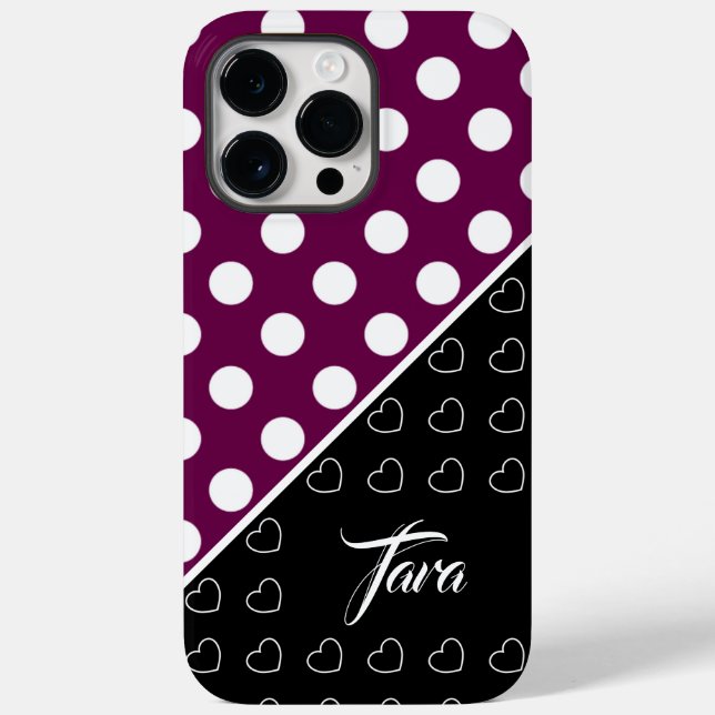 Custom Name Template - Blackberry Coloured Case-Mate iPhone Case (Back)