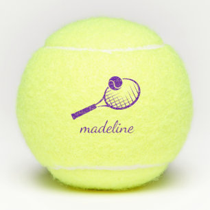Custom Name Tennis Balls