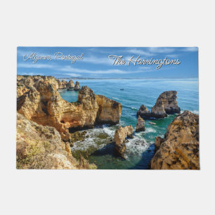 Custom Name & Text Algarve, Portugal Doormat