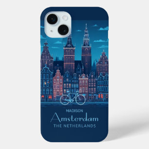 Custom Name / Text Amsterdam iPhone 15 Mini Case