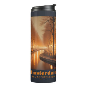 Custom Name / Text Amsterdam Thermal Tumbler