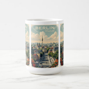 Custom Name & Text Berlin, Germany Coffee Mug