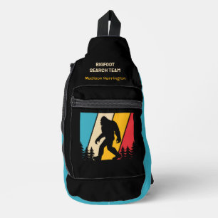 Custom Name & Text Bigfoot Sling Bag