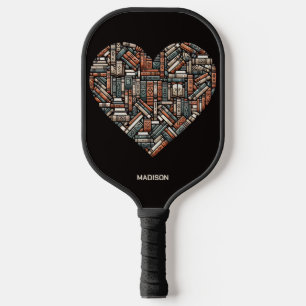 Custom Name / Text Book Lover's Pickleball Paddle