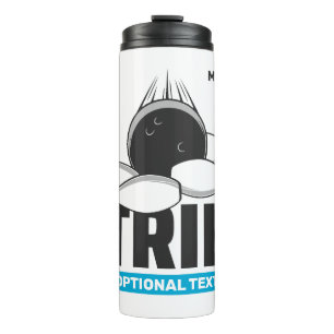 Custom Name & Text Bowling Strike Thermal Tumbler