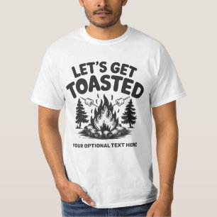Custom Name & Text Camping T-Shirt