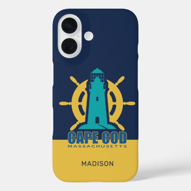 Custom Name / Text Cape Cod Massachusetts Case-Mate iPhone Case (Back)
