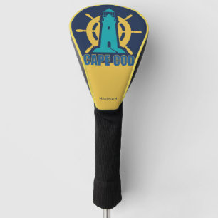 Custom Name / Text Cape Cod Massachusetts Golf Head Cover