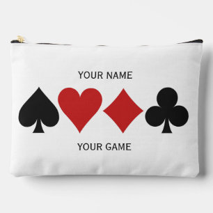 Custom Name & Text Card Player Accessory Pouch