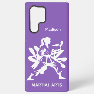 Custom Name, Text & Colour Martial Arts Samsung Galaxy Case