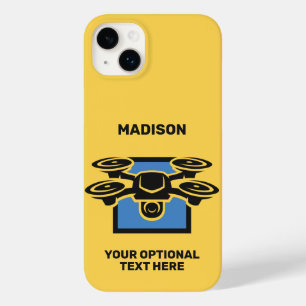 Custom Name & Text Drone Case-Mate iPhone 14 Plus Case