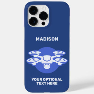 Custom Name & Text Drone Case-Mate iPhone 14 Pro Max Case