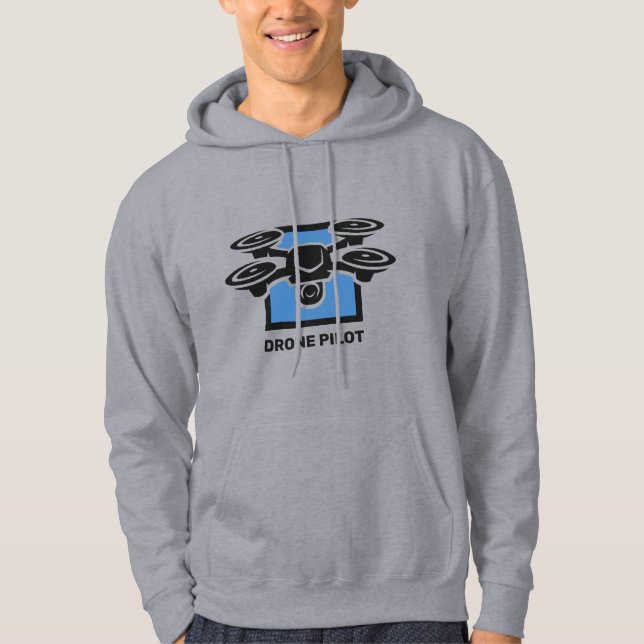 Custom Name & Text Drone Hoodie (Front)