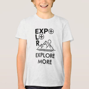 Custom Name & Text Editable T-Shirt – Personalised Tri-Blend Shirt