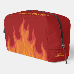 Custom Name / Text Firefighter Dopp Kit