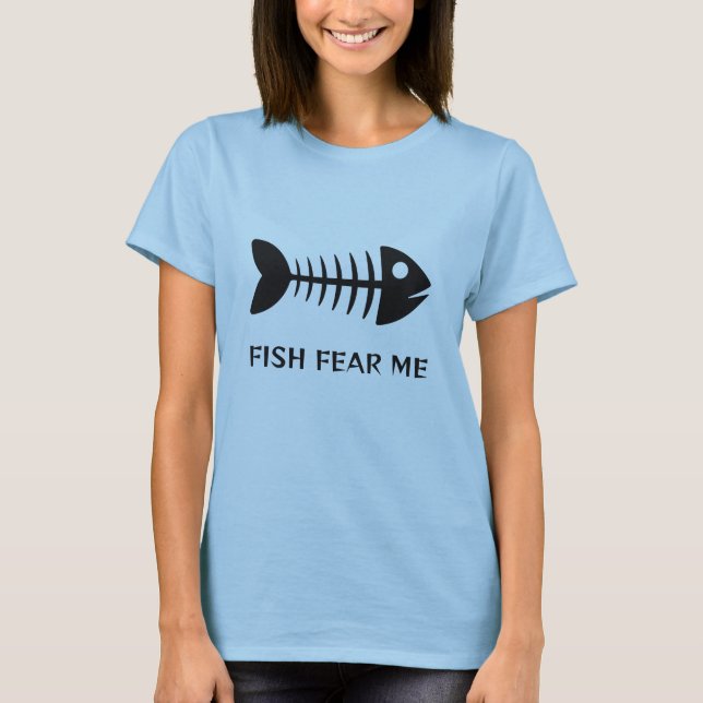 Custom Name & Text Fish T-Shirt (Front)